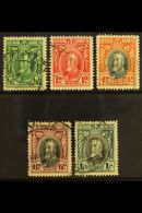 1931-7  ½d, 1d, 4d, 6d & 1s Perf.14, KGV Field Marshal Definitives (all The P.14 Issues From This... - Südrhodesien (...-1964)