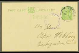 1917  (18 Jul) ½d Union Postal Card To Swakopmund Postmarked By Fine "GUCHAB" Converted German  Cds... - South West Africa (1923-1990)