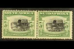 1927-30  5s Black And Green, Perf 14 X 13½, SG 38a, Fine Mint Horiz Pair. For More Images, Please Visit... - Ohne Zuordnung