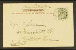 TRANSVAAL  1904 (19 Jul) Picture Postcard Addressed To England, Bearing ½d KEVII Tied By The Scarce... - Unclassified