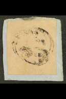 NATAL  1857-61 3d Rose Embossed, SG 4, Fine Used Example With 3 Large Margins (just Touching At Top) On Piece... - Non Classificati