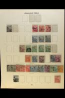 GRIQUALAND  1877-9 USED COLLECTION - Includes 1877-8 ½d Type 1a, 1d Types 1a, 2, 3, 4d No Frame Line Types... - Unclassified