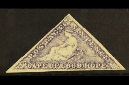 CAPE OF GOOD HOPE  1863-64 6d Bright Mauve, SG 20, Very Fine Mint With 3 Margins & Lovely Colour. For More... - Non Classificati