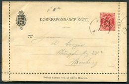 Denmark 8 Ore Stationery Lettercard / Korrespondance-Kort Faxe - Storia Postale