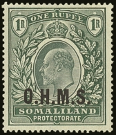 OFFICIAL  1904 1r Green, SG O15, Very Fine Lightly Hinged Mint. For More Images, Please Visit... - Somaliland (Protectorate ...-1959)