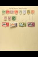 1908-1935 FINE MINT COLLECTION ON "NEW IMPERIAL" LEAVES  All Different. With 1908-11 Set To 2½d; 1913 1d... - Salomonen (...-1978)