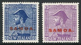 1926-27  2s And 3s Admirals On "Cowan" Paper, SG 169/170, Very Fine. (2 Stamps)  For More Images, Please Visit... - Samoa (Staat)