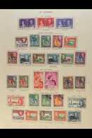 KING GEORGE VI ISSUES COMPLETE  1937-52 Fine Used Collection On An Album Page, SG 146/187, Includes 1938-47 And... - St.Vincent (...-1979)