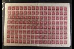 1951 "NEW CONSTITUTION" COMPLETE SHEETS.  A Seldom Offered Set (SG 167/70) In Complete Sheets Of 15 X 8 (120)... - St.Lucia (...-1978)