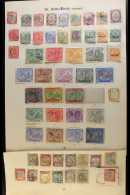 1903-35 USED COLLECTION  1903 Wmk Crown CA Set, 1905-18 Wmk MCA Set Plus A Few On Chalky Paper, 1920-2 Complete... - St.Kitts E Nevis ( 1983-...)