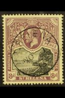 1912-16  8d Black & Dull Purple, SG 78, Very Fine Used. For More Images, Please Visit... - Saint Helena Island