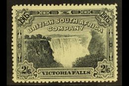 1905  2s6d Black, Victoria Falls Issue With Spot In Frame Above "FA" Of "FALLS," SG 98 Variety, Mint. For More... - Other & Unclassified