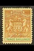 1892-94  3s Brown And Green, SG 25, Lightly Hinged Mint. A Beauty. For More Images, Please Visit... - Sonstige & Ohne Zuordnung