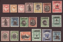 1885 TO 1904 MINT RANGES  On A Stockcard. Includes 1896 Jubilee 1c, 2c (2), 5c & 6c SG 83-87, 1899 4c On 5c... - Borneo Del Nord (...-1963)