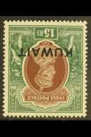 1939  15r Brown And Green, Watermark Inverted, SG 51w, Fine Mint With White Gum. For More Images, Please Visit... - Kuwait