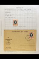 1953-76 NEAR- COMPLETE VERY FINE USED  Collection, Often With Accompanying Illustrated FDC's, With Useful... - Vide