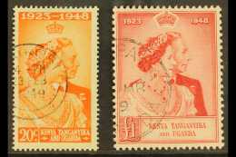 1948  Royal Silver Wedding Complete Set, SG 157/158, Very Fine Used. (2 Stamps) For More Images, Please Visit... - Vide
