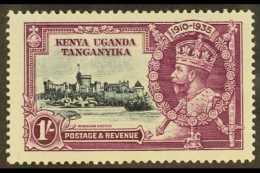 1935  1s Slate And Purple Silver Jubilee, Variety "Line Through 0 Of 1910", SG 127l, Very Fine Mint. For More... - Vide