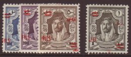 1952  100f On 10m Blue To 1d On £1 High Values, SG 330/333, Very Fine And Fresh Mint. (4 Stamps) For More... - Jordanien