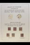 MODENA  NEWSPAPER STAMPS 1853 - 9 Fine Used And Unused Collection Including "Gazzette Estensi" Cut Squares (2),... - Unclassified