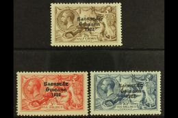 1925-28  Narrow Date Seahorses Set, SG 83/85, Fresh Mint, The 10s With A Hinge Thin. (3) For More Images, Please... - Other & Unclassified