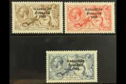 1925  Seahorses Narrow Date Overprints Complete Set (SG 83/85, Hibernian T66/68), Superb Mint (almost Never... - Other & Unclassified