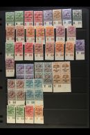1922-23 OVERPRINT CONTROLS  Fine Mint Range Of Largely Singles  With Dollard (8) To 4d, Incl. 1d S21 Perf, Thom... - Other & Unclassified