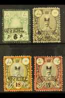 1885  Provisional Issue 6 On 5sh Type A, 12 On 50c, 18 On 10sh And 1T On 5f, SG 76, 78/80, Mint With Large Part... - Iran