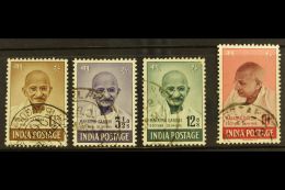 1948  Gandhi Set, SG 305/308, Fine Cds Used. (4) For More Images, Please Visit... - Sonstige & Ohne Zuordnung
