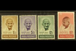 1948  Gandhi Set, SG 305/308, Mint, 10r With Small Black Flecks On Gum Side. (4) For More Images, Please Visit... - Sonstige & Ohne Zuordnung