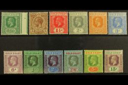 1921-24  (wmk Mult Script CA) Definitives Complete Set To 15s, SG 86/100a, Fine Mint, (12 Stamps) For More... - Gold Coast (...-1957)