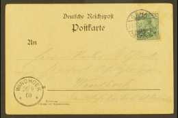 SOUTH WEST AFRICA  1900 (25 Sep) Picture Postcard From Germany Addressed To Windhoek, Bearing 5pf Stamp Tied By... - Other & Unclassified