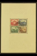 1930  IPOSTA Mini-sheet (Michel Block 1, SG MS464a), Used With Nice Upright "Berlin W. 15.9. 30" Cds Cancel, A... - Other & Unclassified