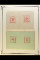 STORKOW  1946 Mint Collection/accumulation On Album Pages. With Both Perf Sets (Mi 1/14) X 4; Miniature Sheets... - Other & Unclassified