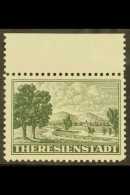 THERESIENSTADT  1943 (-) Blackish Grey-green Jewish Ghetto Parcel Admission Local Stamp, Michel 1, Never Hinged... - Altri & Non Classificati