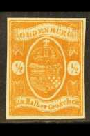 OLDENBURG  1861 ½g Chestnut SPERATI FORGERY Type A, Very Fine Unused No Gum As Produced, Four Margins,... - Sonstige & Ohne Zuordnung