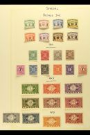 SENEGAL  POSTAGE DUE 1906-30 Issues Complete, With 1906 Set, 1915 Set, 1927 Surcharge Set, Plus 1935 Set, Yvert... - Other & Unclassified
