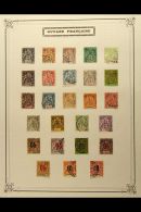 GUIANA  1887 TO 1947 VERY FINE USED COLLECTION. A Spectacular Collection Begins With The 1887 0f25 On 30c, 1892... - Other & Unclassified