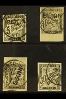 BENIN  POSTAGE STAMPS 1894 Set Complete, Yv 1/4 Very Fine Used. (4 Stamps) For More Images, Please Visit... - Other & Unclassified