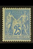 1876-85  25c Ultramarine Type II, Yvert 78, (SG 234), Fine Mint, Very Fresh. For More Images, Please Visit... - Other & Unclassified