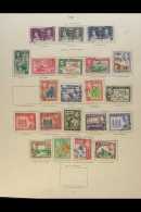 1937-55  All Different Fine Used Collection Of King George VI Issues, Includes 1938-55 Defins With Most Values To... - Fiji (...-1970)