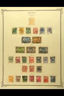 1918-1941 FINE USED COLLECTION  Presented On Printed Pages, ALL DIFFERENT, Inc 1921-22 Red Cross Perf &... - Estland