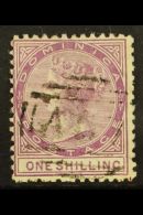 1874  1s Dull Magenta, CC Wmk, SG 3, Fine Used For More Images, Please Visit... - Dominica (...-1978)