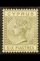 1881  6pi Olive-grey, SG 15, Very Fine Unused No Gum, With A Peter Holcombe Photo-certificate, Very Fresh &... - Altri & Non Classificati