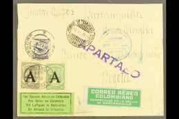 SCADTA  1928 (30 May) Cover From Austria Addressed To Bogota, Bearing Austria 40g Tied By "Bechtolsdorf" Cds And... - Kolumbien