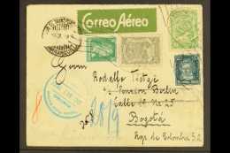 SCADTA  1927 (3 Sep) Airmail Cover From Germany Addressed To Bogota, Bearing Germany 5pf & 20pf And SCADTA... - Kolumbien