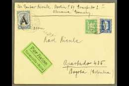 SCADTA  1925 (5 June) Cover From Germany Addressed To Bogota, Bearing Germany 5pf & 20pf Tied By "Berlin" Cds... - Kolumbien