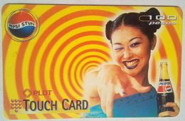 Philippines Phonecard 100 Pesos PLDT Touch Card PEPSI - Filippine