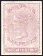 1857  ½d Dull Mauve, Imperf, SG 17, Very Fine And Fresh Mint. For More Images, Please Visit... - Ceylon (...-1947)