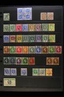 1900-1935 FINE USED COLLECTION  On Stock Pages, Inc 1900 ½d, 1905 2½d Block Of 4, 1907-09 Set To 5s... - Kaimaninseln
